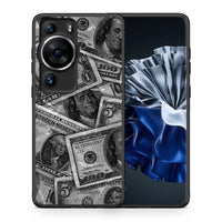 Thumbnail for Θήκη Huawei P60 Pro Money Dollars από τη Smartfits με σχέδιο στο πίσω μέρος και μαύρο περίβλημα | Huawei P60 Pro Money Dollars Case with Colorful Back and Black Bezels