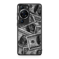 Thumbnail for Θήκη Huawei P60 Pro Money Dollars από τη Smartfits με σχέδιο στο πίσω μέρος και μαύρο περίβλημα | Huawei P60 Pro Money Dollars Case with Colorful Back and Black Bezels