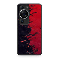 Thumbnail for Θήκη Huawei P60 Pro Red Paint από τη Smartfits με σχέδιο στο πίσω μέρος και μαύρο περίβλημα | Huawei P60 Pro Red Paint Case with Colorful Back and Black Bezels