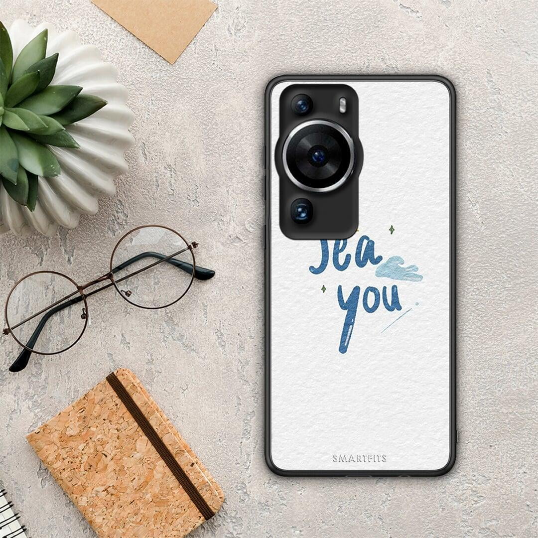 Θήκη Huawei P60 Pro Sea You από τη Smartfits με σχέδιο στο πίσω μέρος και μαύρο περίβλημα | Huawei P60 Pro Sea You Case with Colorful Back and Black Bezels