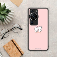 Thumbnail for Θήκη Huawei P60 Pro Valentine Love από τη Smartfits με σχέδιο στο πίσω μέρος και μαύρο περίβλημα | Huawei P60 Pro Valentine Love Case with Colorful Back and Black Bezels