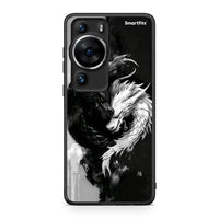 Thumbnail for Θήκη Huawei P60 Pro Yin Yang από τη Smartfits με σχέδιο στο πίσω μέρος και μαύρο περίβλημα | Huawei P60 Pro Yin Yang Case with Colorful Back and Black Bezels