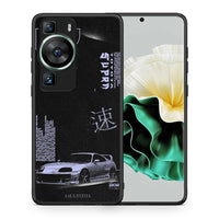 Thumbnail for Θήκη Huawei P60 Tokyo Drift από τη Smartfits με σχέδιο στο πίσω μέρος και μαύρο περίβλημα | Huawei P60 Tokyo Drift Case with Colorful Back and Black Bezels