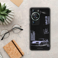 Thumbnail for Θήκη Huawei P60 Tokyo Drift από τη Smartfits με σχέδιο στο πίσω μέρος και μαύρο περίβλημα | Huawei P60 Tokyo Drift Case with Colorful Back and Black Bezels