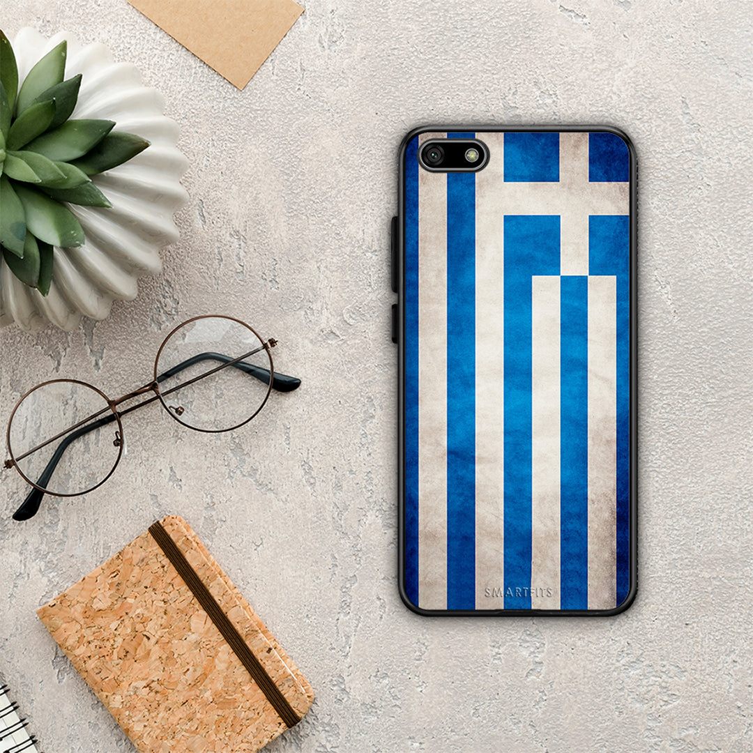 Flag Greek - Huawei Y5 2018 / Honor 7S θήκη
