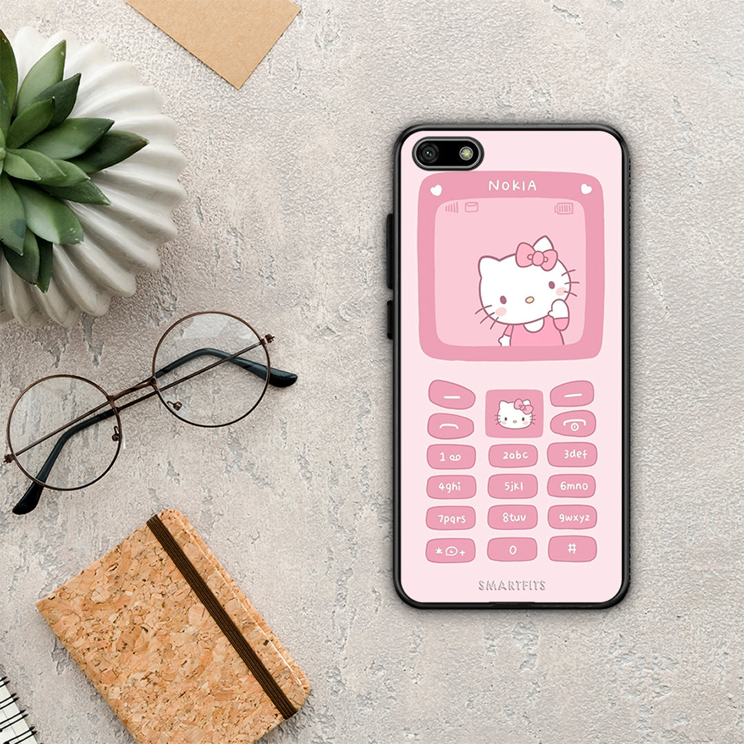 Hello Kitten - Huawei Y5 2018 / Honor 7S θήκη