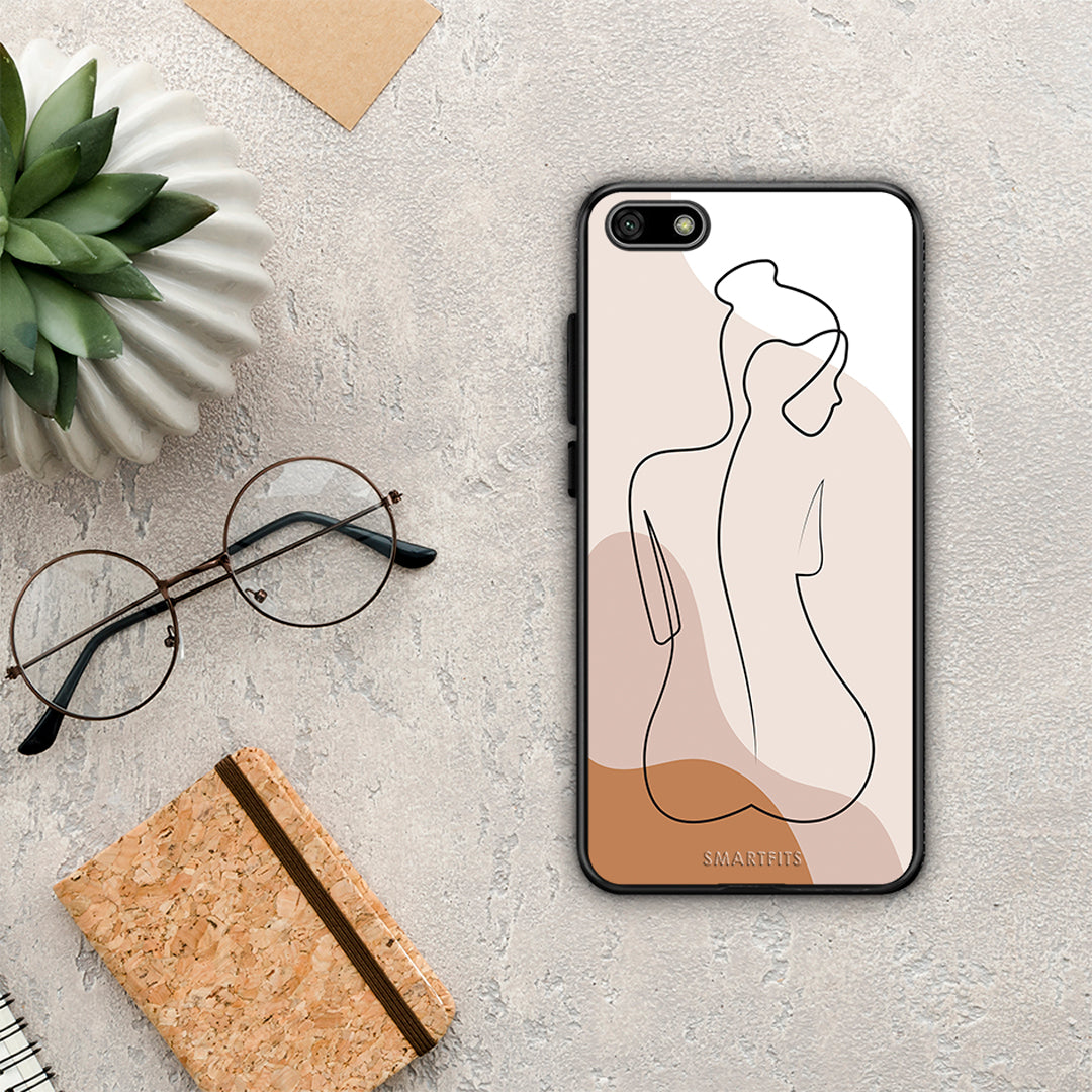 LineArt Woman - Huawei Y5 2018 / Honor 7S θήκη