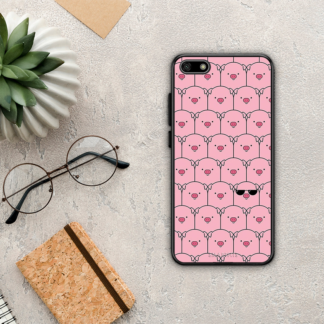 Pig Glasses - Huawei Y5 2018 / Honor 7S θήκη