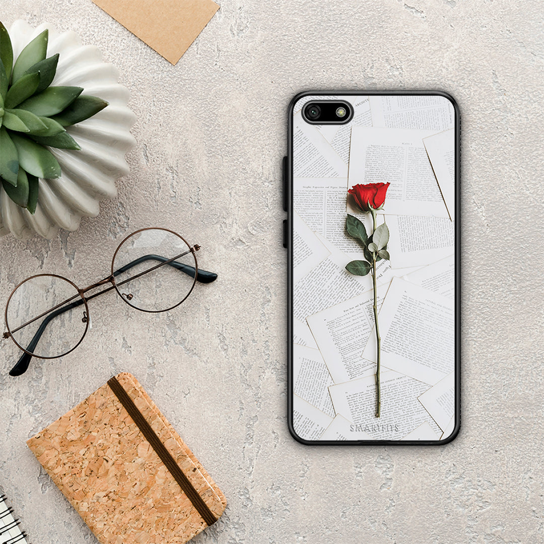 Red Rose - Huawei Y5 2018 / Honor 7S θήκη
