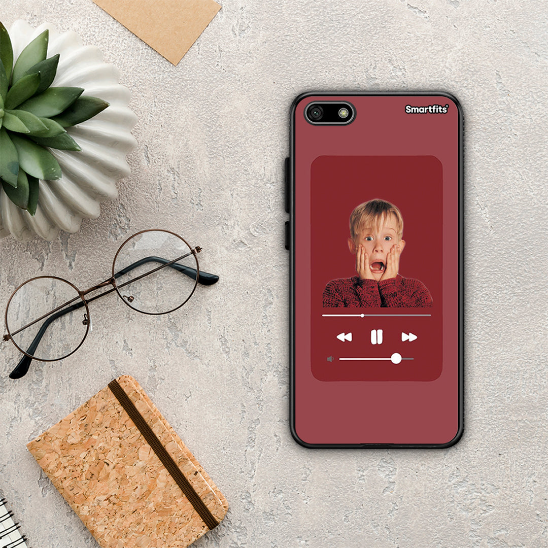 Xmas Alone Music - Huawei Y5 2018 / Honor 7S θήκη