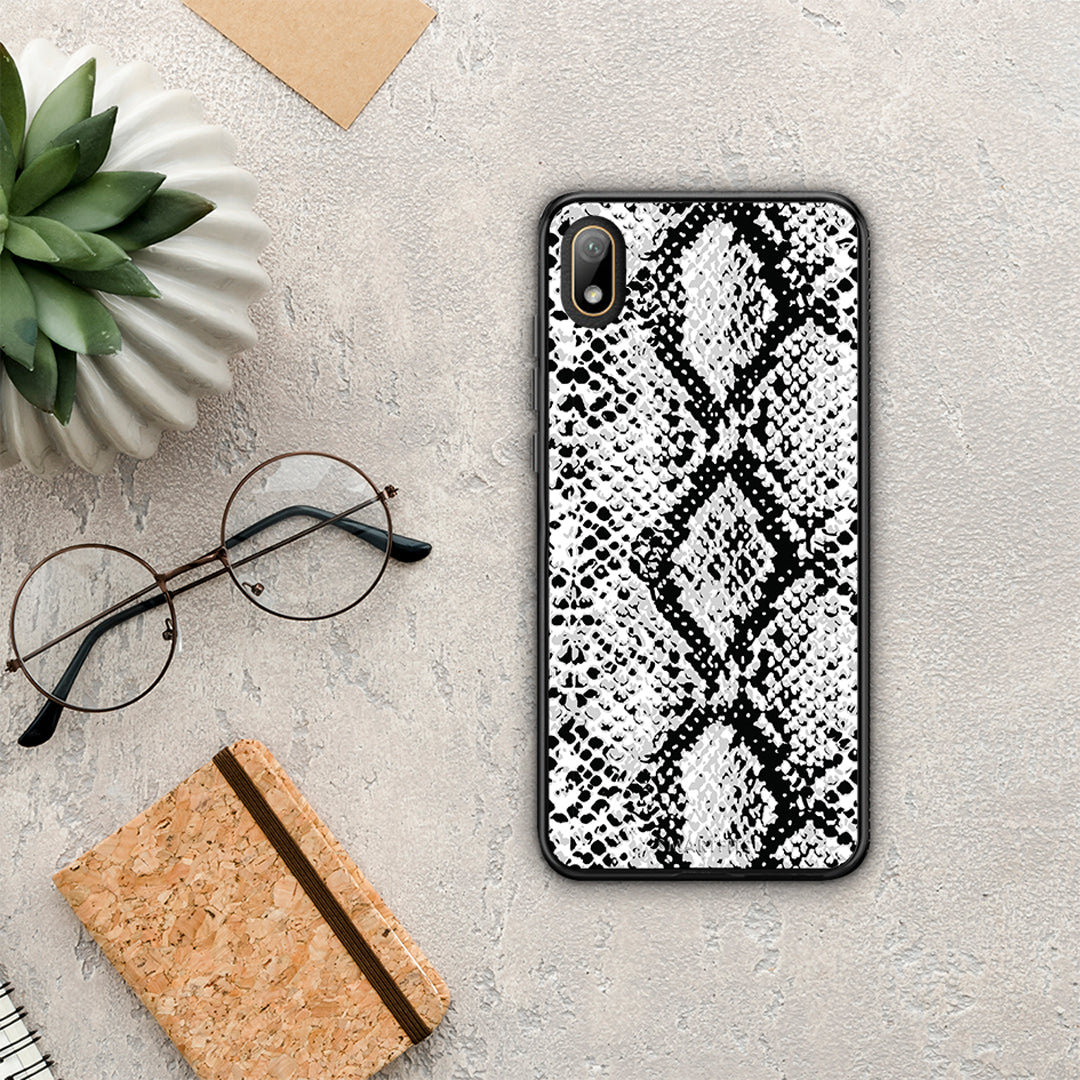 Animal White Snake - Huawei Y5 2019 θήκη