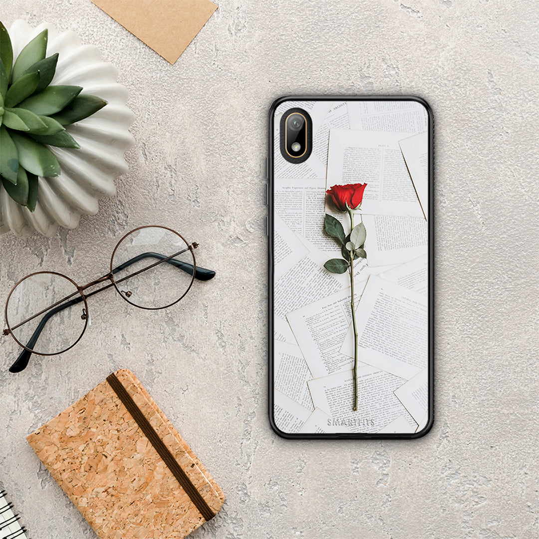 Red Rose - Huawei Y5 2019 θήκη