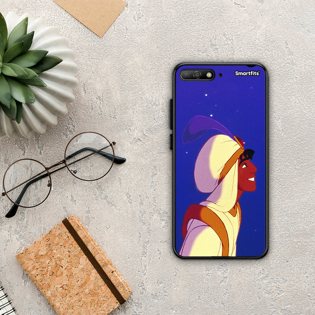 Alladin And Jasmine Love 1 - Huawei Y6 2018 / Honor 7A θήκη