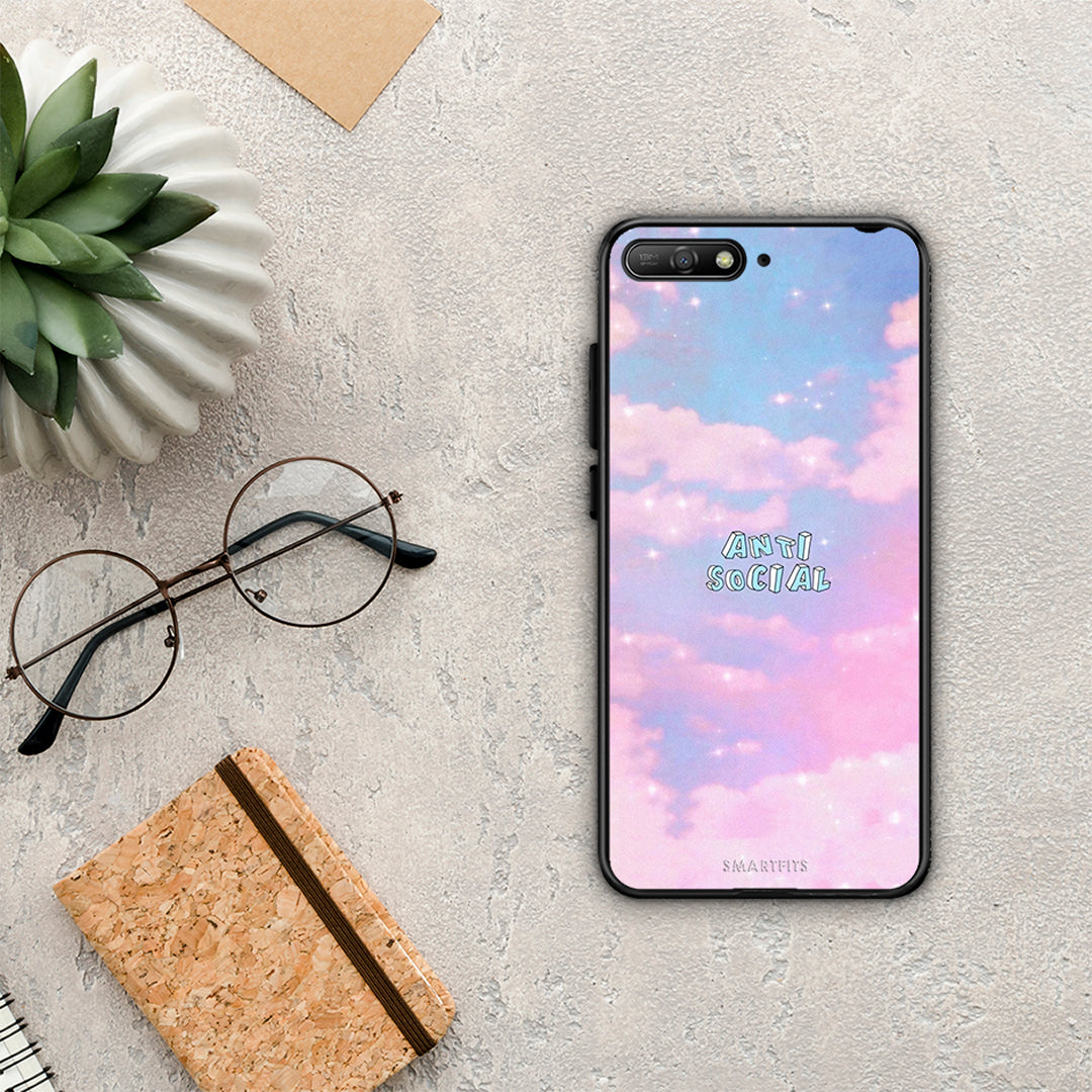 Anti Social - Huawei Y6 2018 / Honor 7A θήκη