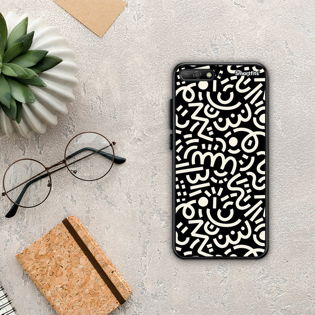 Doodle Art - Huawei Y6 2018 / Honor 7A θήκη