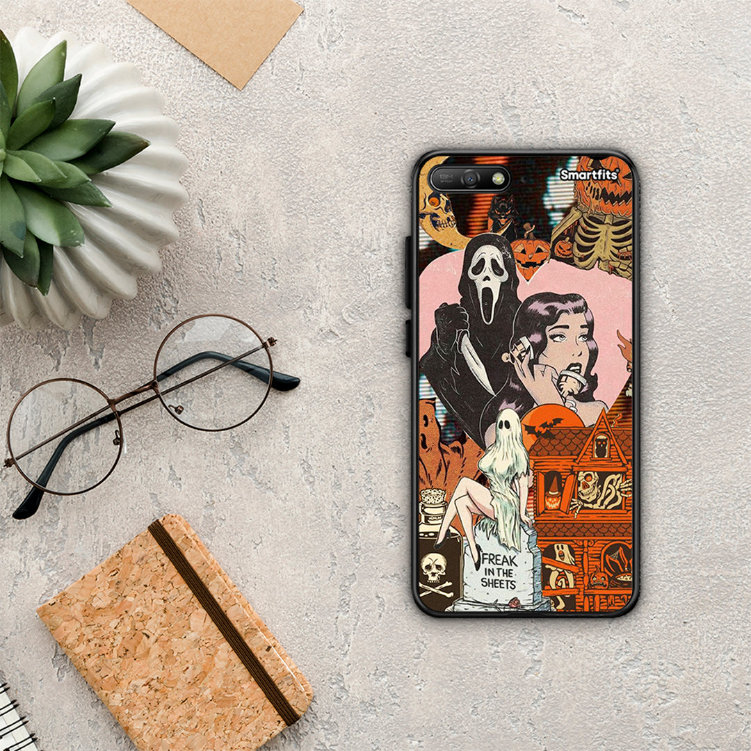 Halloween Collage - Huawei Y6 2018 / Honor 7A θήκη