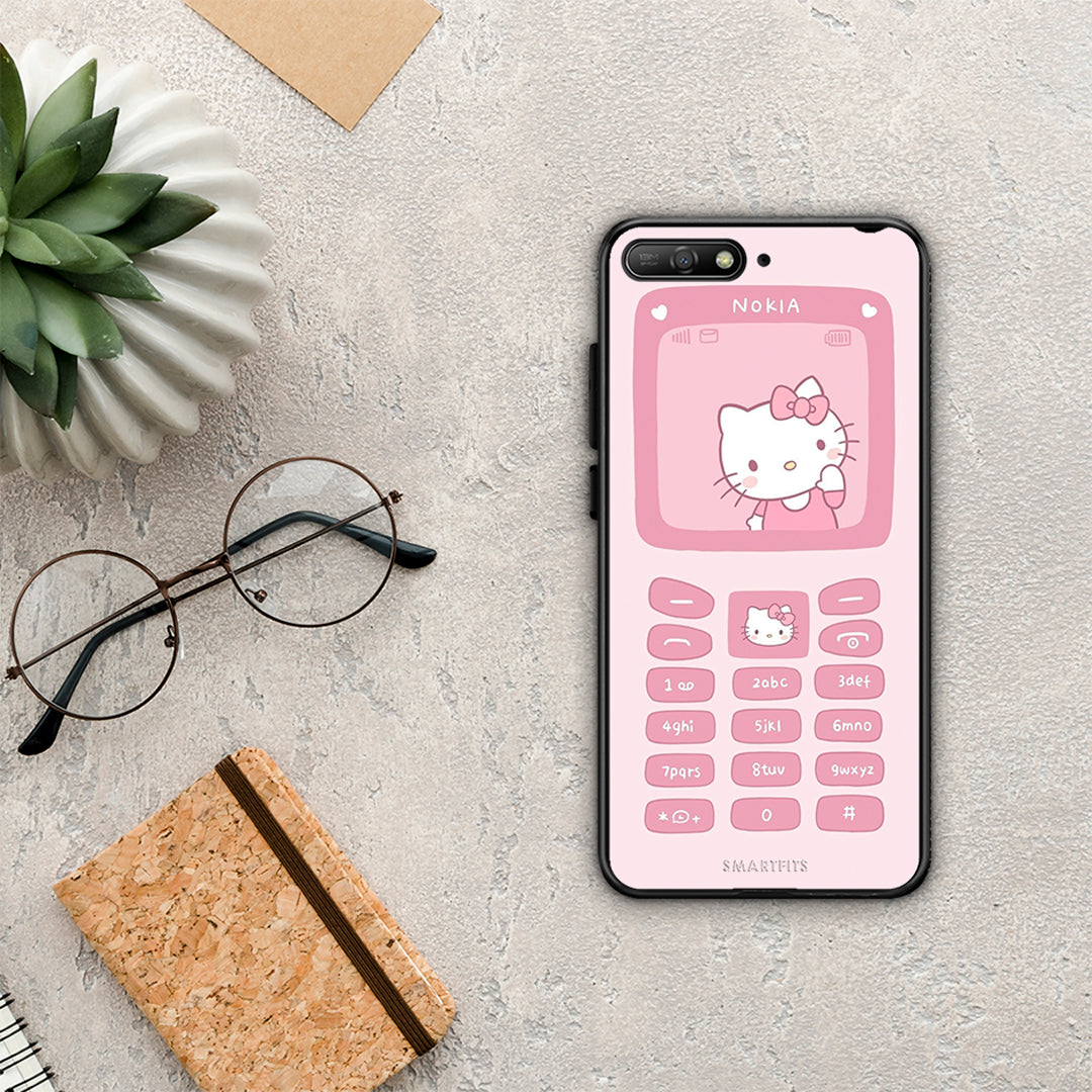 Hello Kitten - Huawei Y6 2018 / Honor 7A θήκη