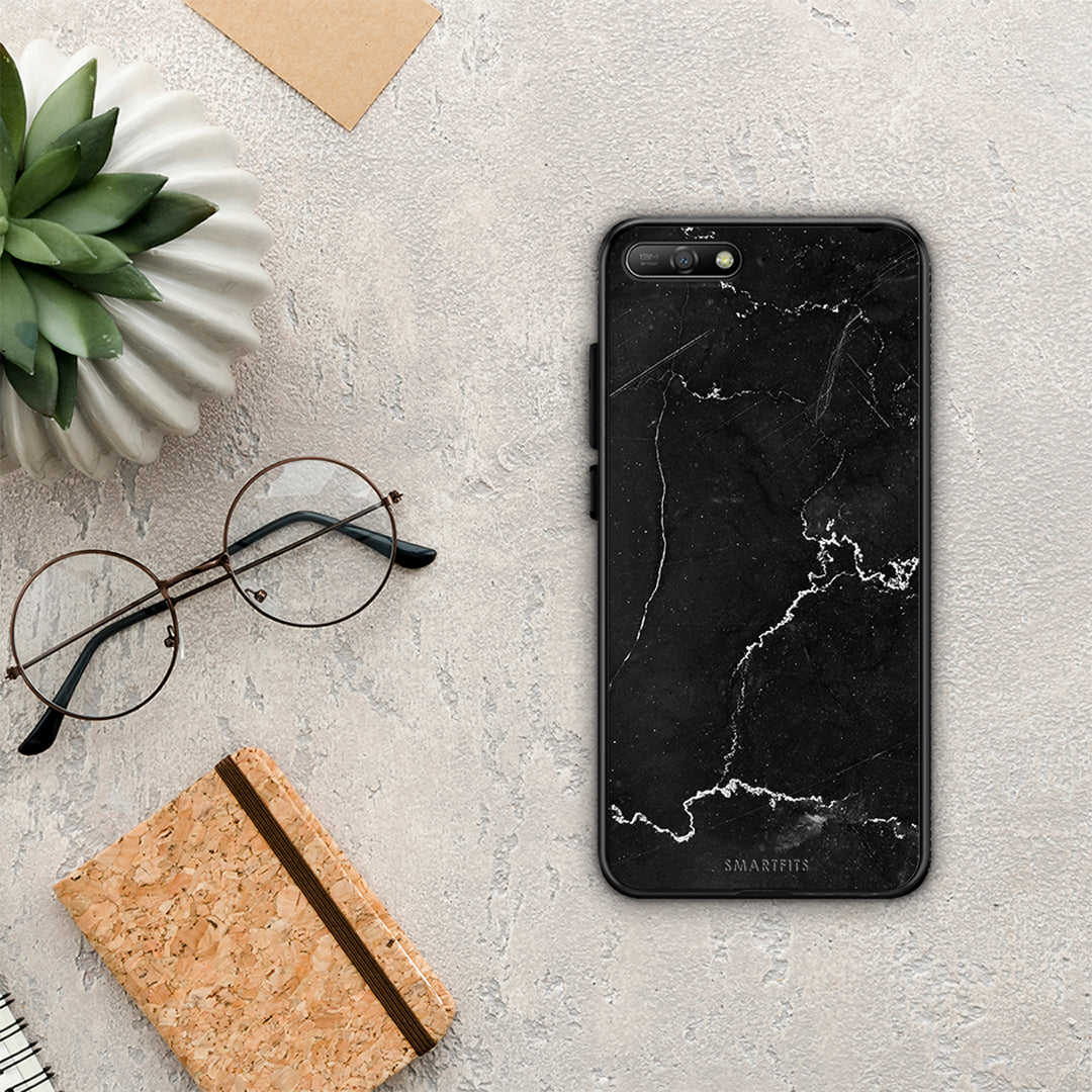 Marble Black - Huawei Y6 2018 / Honor 7A θήκη