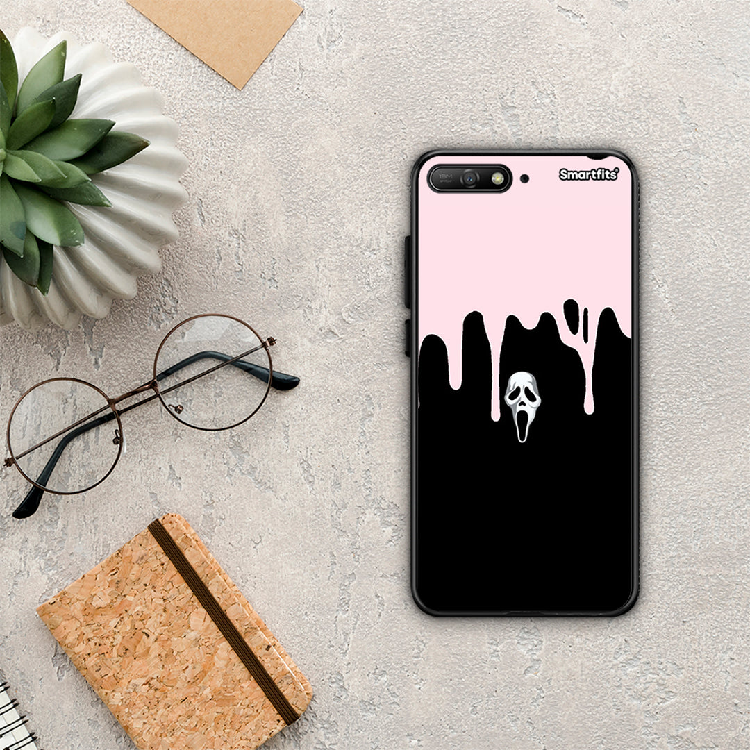 Melting Halloween Mask - Huawei Y6 2018 / Honor 7A θήκη