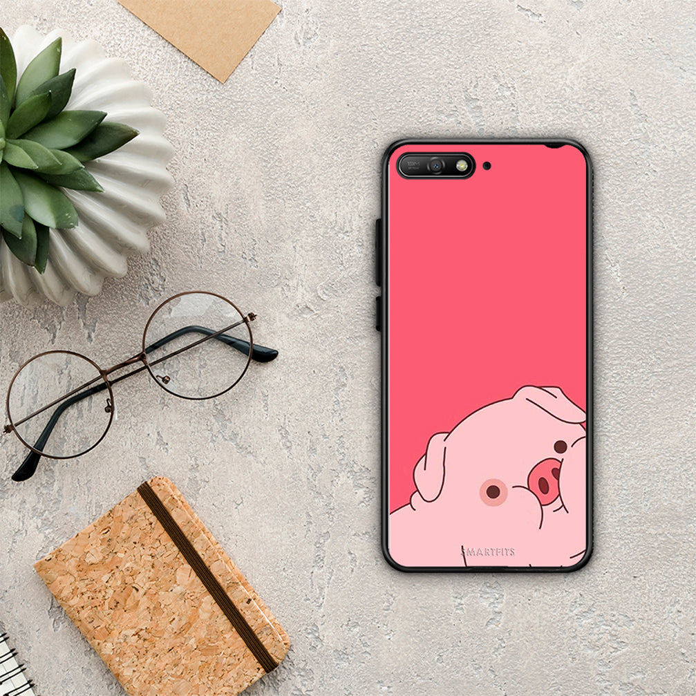 Pig Love 1 - Huawei Y6 2018 / Honor 7A θήκη