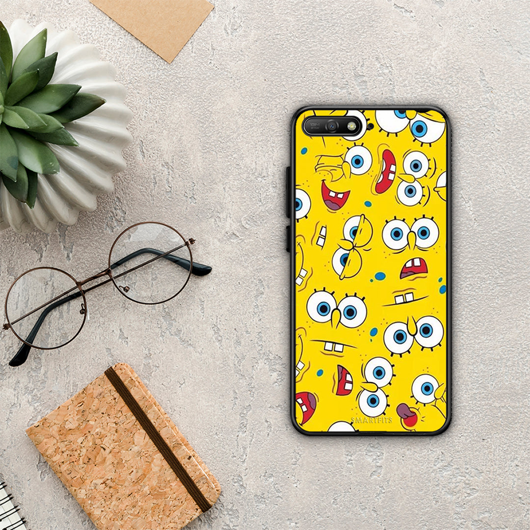 PopArt Sponge - Huawei Y6 2018 / Honor 7A θήκη
