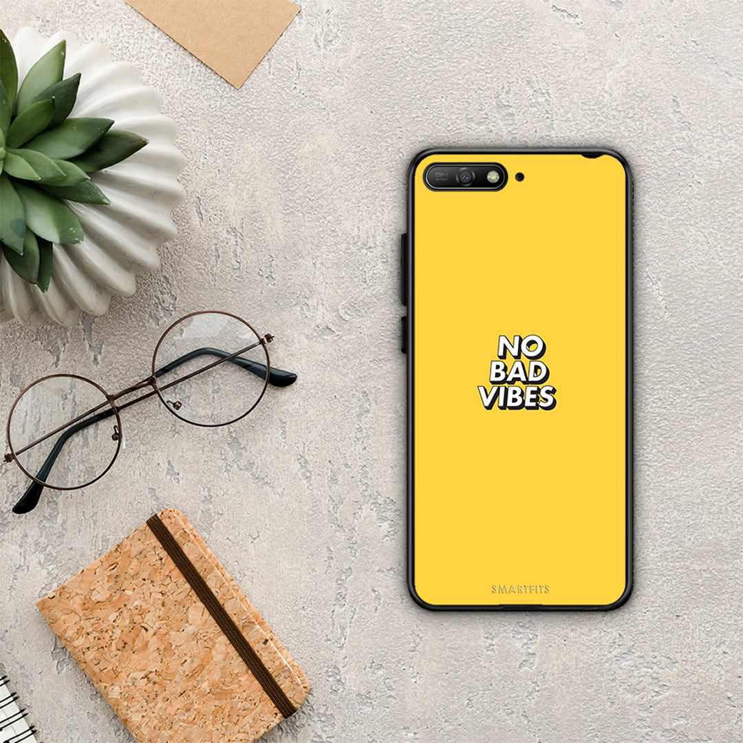 Text Vibes - Huawei Y6 2018 / Honor 7A θήκη