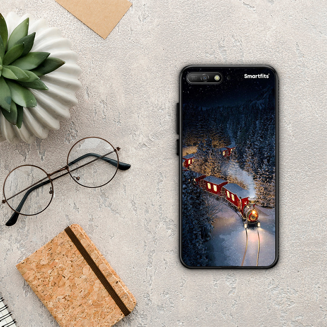 Xmas Train - Huawei Y6 2018 / Honor 7A θήκη