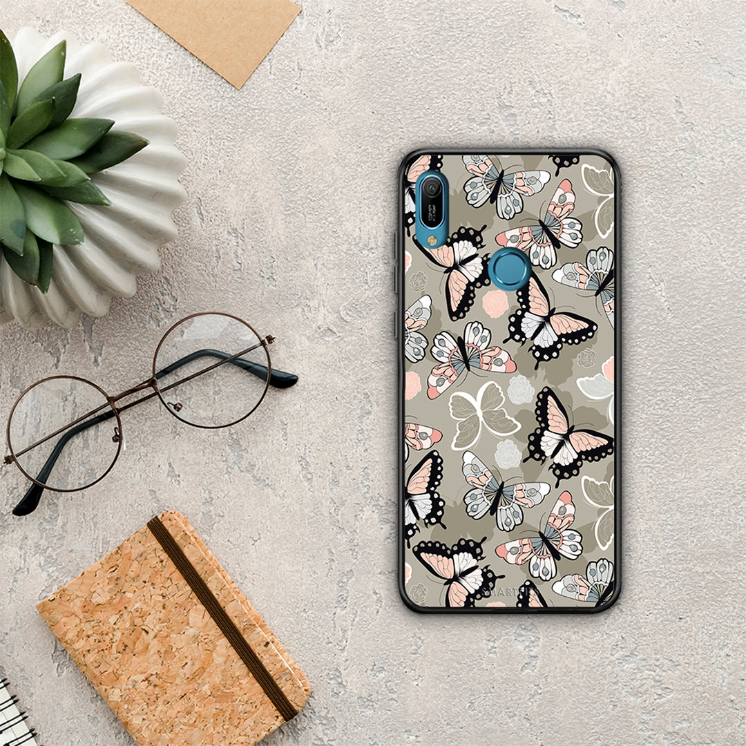 Boho Butterflies - Huawei Y6 2019 θήκη