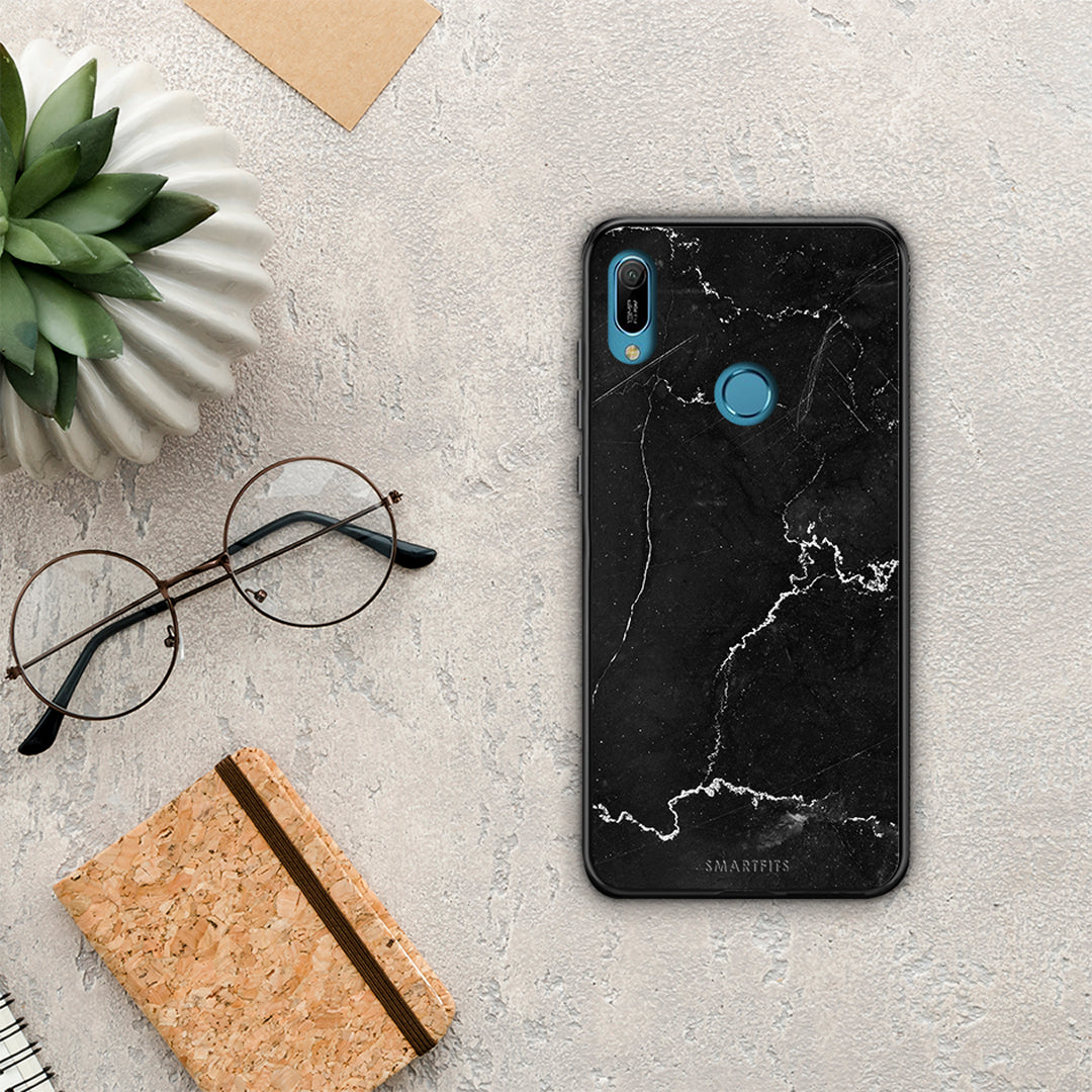 Marble Black - Huawei Y6 2019 θήκη