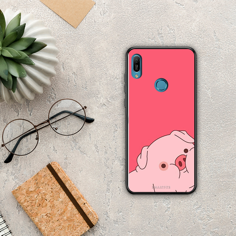 Pig Love 1 - Huawei Y6 2019 θήκη
