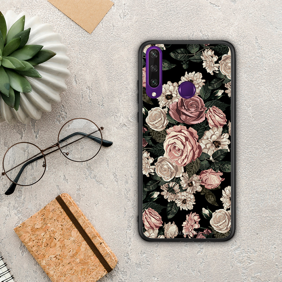 Flower Wild Roses - Huawei Y6p θήκη