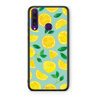 Thumbnail for Huawei Y6p Lemons θήκη από τη Smartfits με σχέδιο στο πίσω μέρος και μαύρο περίβλημα | Smartphone case with colorful back and black bezels by Smartfits