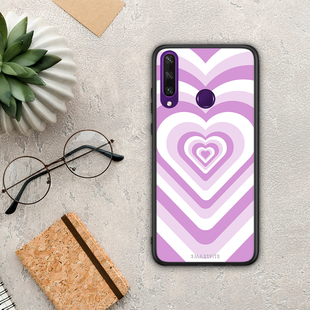 Lilac Hearts - Huawei Y6p θήκη