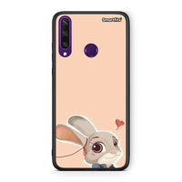 Thumbnail for Huawei Y6p Nick Wilde And Judy Hopps Love 2 θήκη από τη Smartfits με σχέδιο στο πίσω μέρος και μαύρο περίβλημα | Smartphone case with colorful back and black bezels by Smartfits