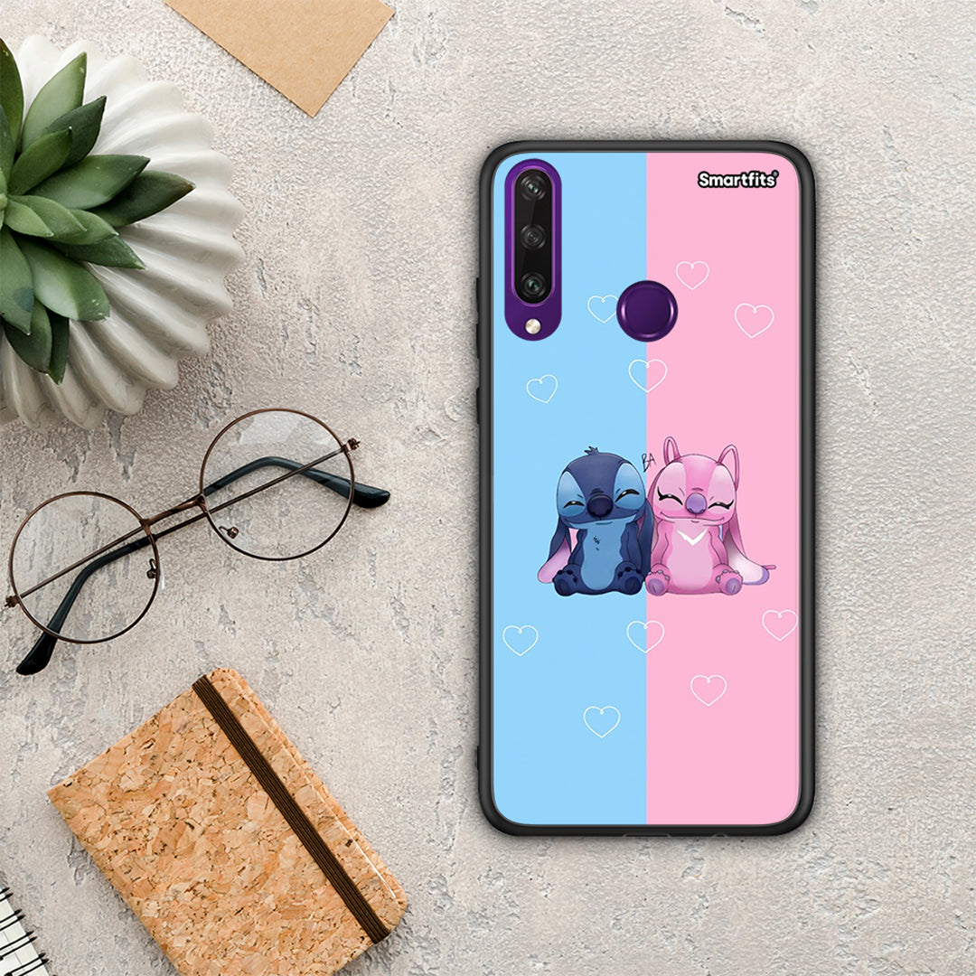Stitch And Angel - Huawei Y6p θήκη