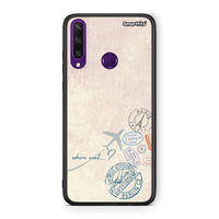 Thumbnail for Huawei Y6p Where Next Θήκη από τη Smartfits με σχέδιο στο πίσω μέρος και μαύρο περίβλημα | Smartphone case with colorful back and black bezels by Smartfits