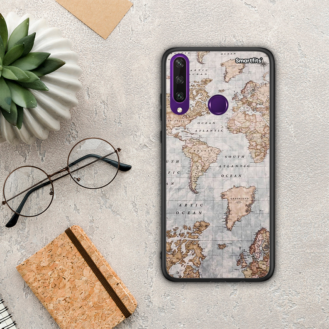 World Map - Huawei Y6p θήκη