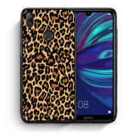 Thumbnail for Θήκη Huawei Y7 2019 Leopard Animal από τη Smartfits με σχέδιο στο πίσω μέρος και μαύρο περίβλημα | Huawei Y7 2019 Leopard Animal case with colorful back and black bezels
