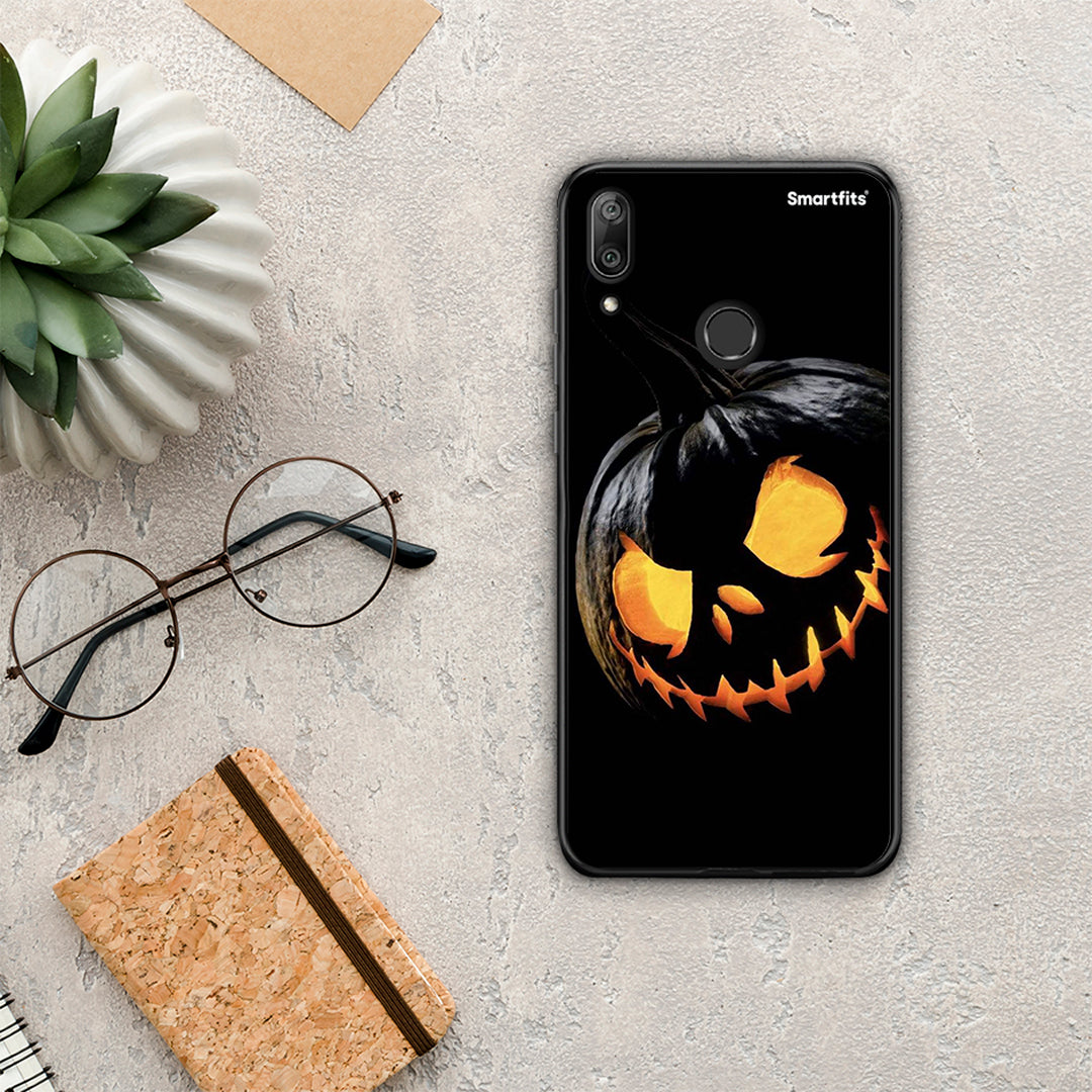 Halloween Scary Pumpkin - Huawei Y7 2019 / Y7 Prime 2019 θήκη