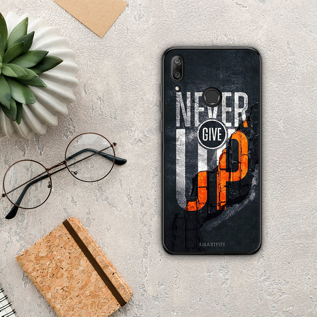 Never Give Up - Huawei Y7 2019 / Y7 Prime 2019 θήκη