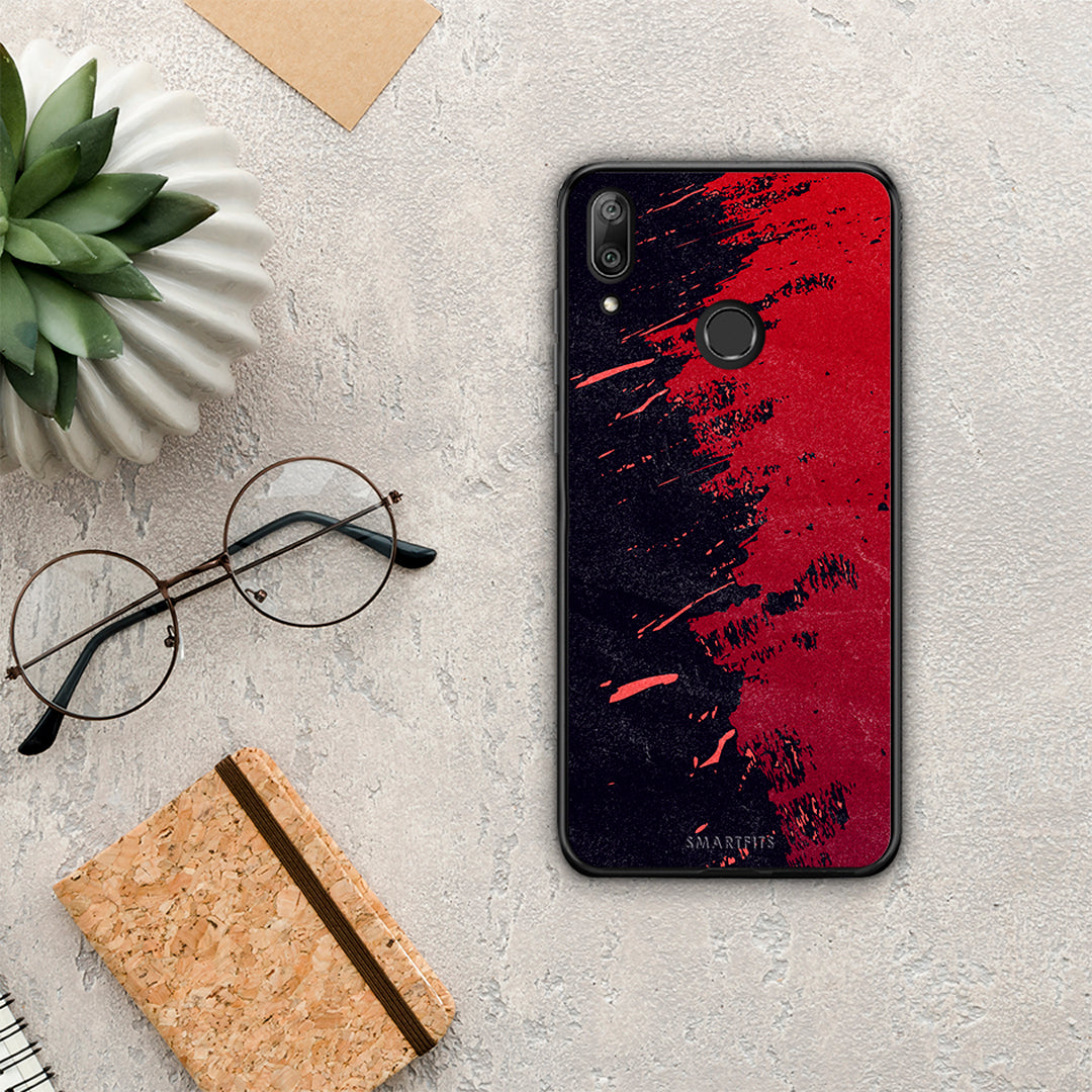 Red Paint - Huawei Y7 2019 / Y7 Prime 2019 θήκη