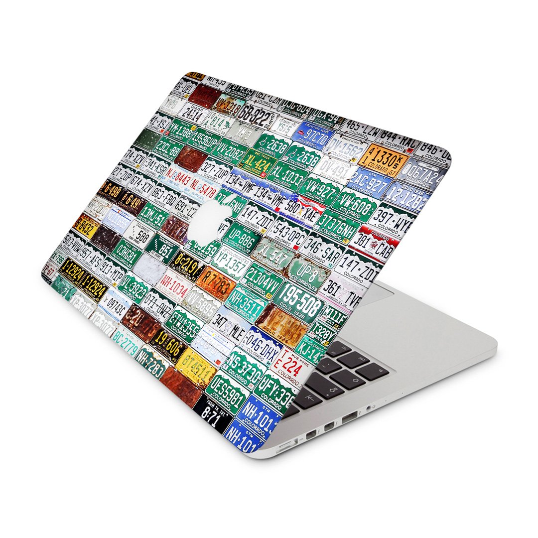 Car Plates - Macbook Skin