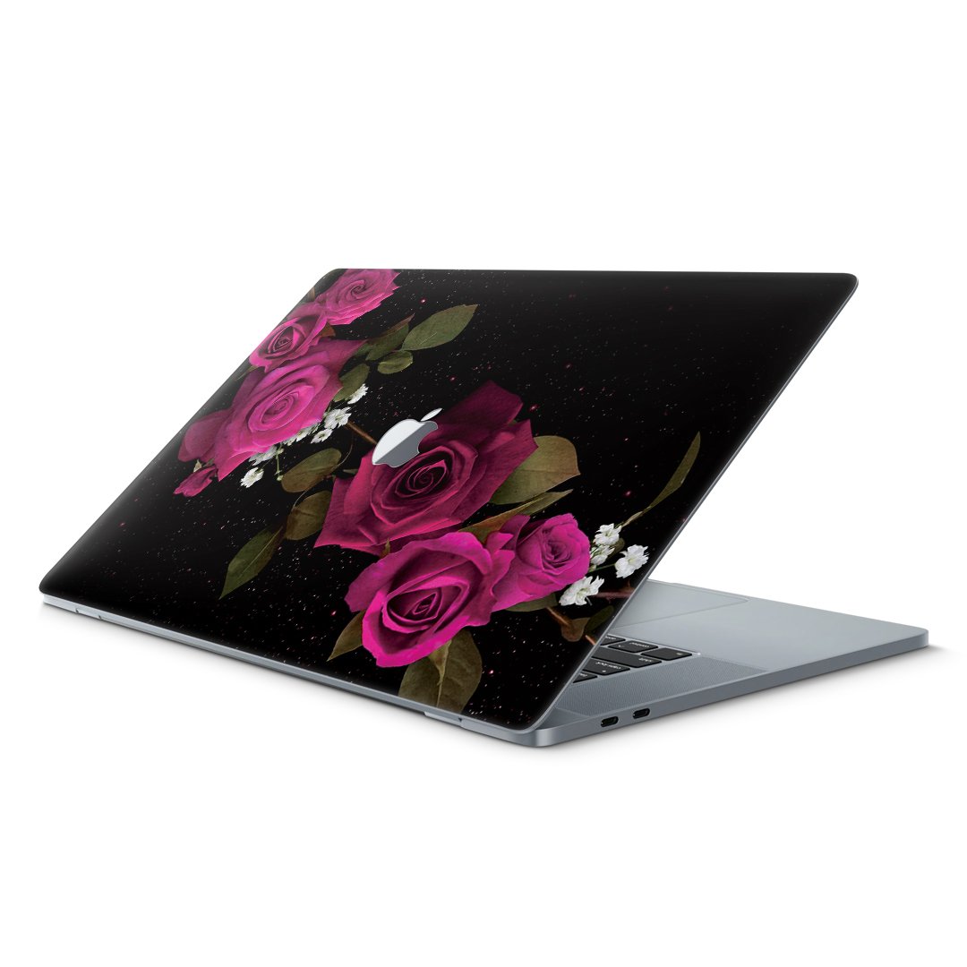 Flower Red Roses - Macbook Skin