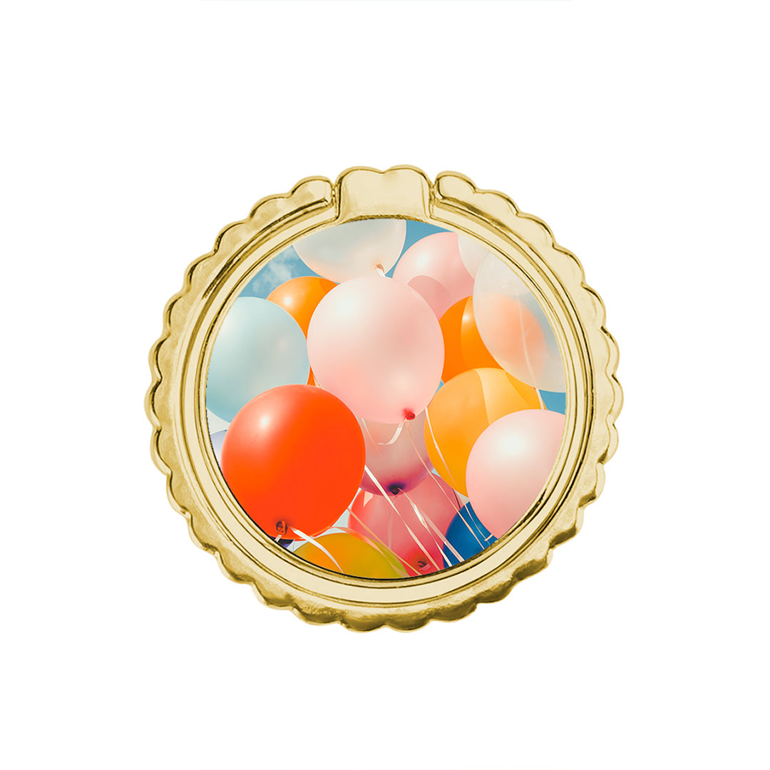 Colorful Balloons - Μεταλλικό Δαχτυλίδι Κινητού