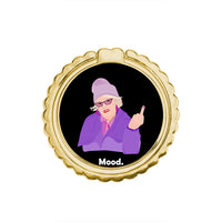 Thumbnail for Grandma Mood Black - Μεταλλικό Δαχτυλίδι Κινητού