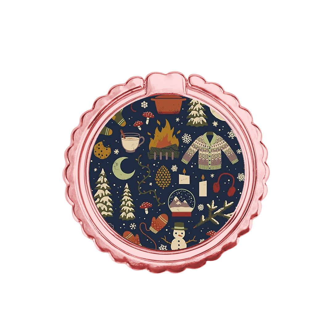 Christmas Elements - Μεταλλικό Δαχτυλίδι Κινητού