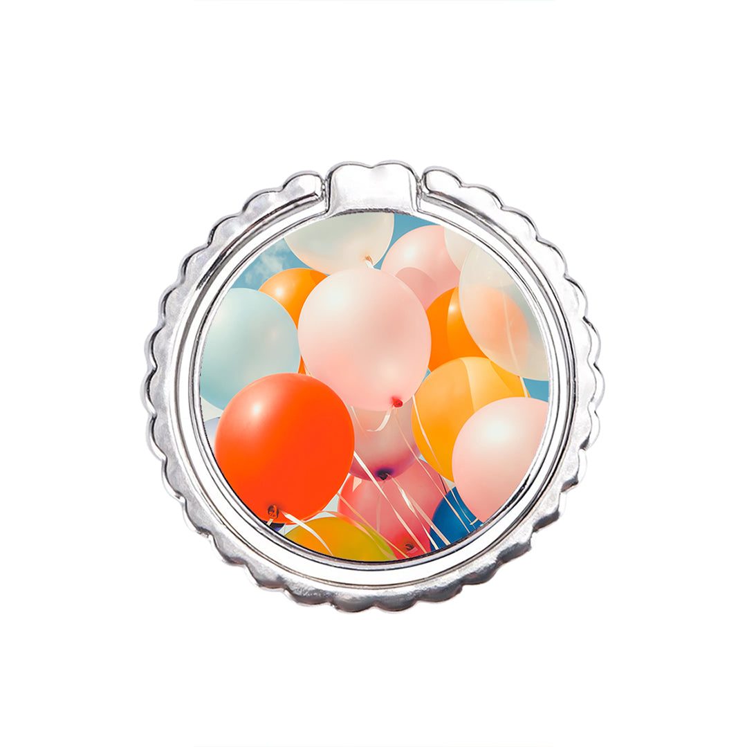 Colorful Balloons - Μεταλλικό Δαχτυλίδι Κινητού