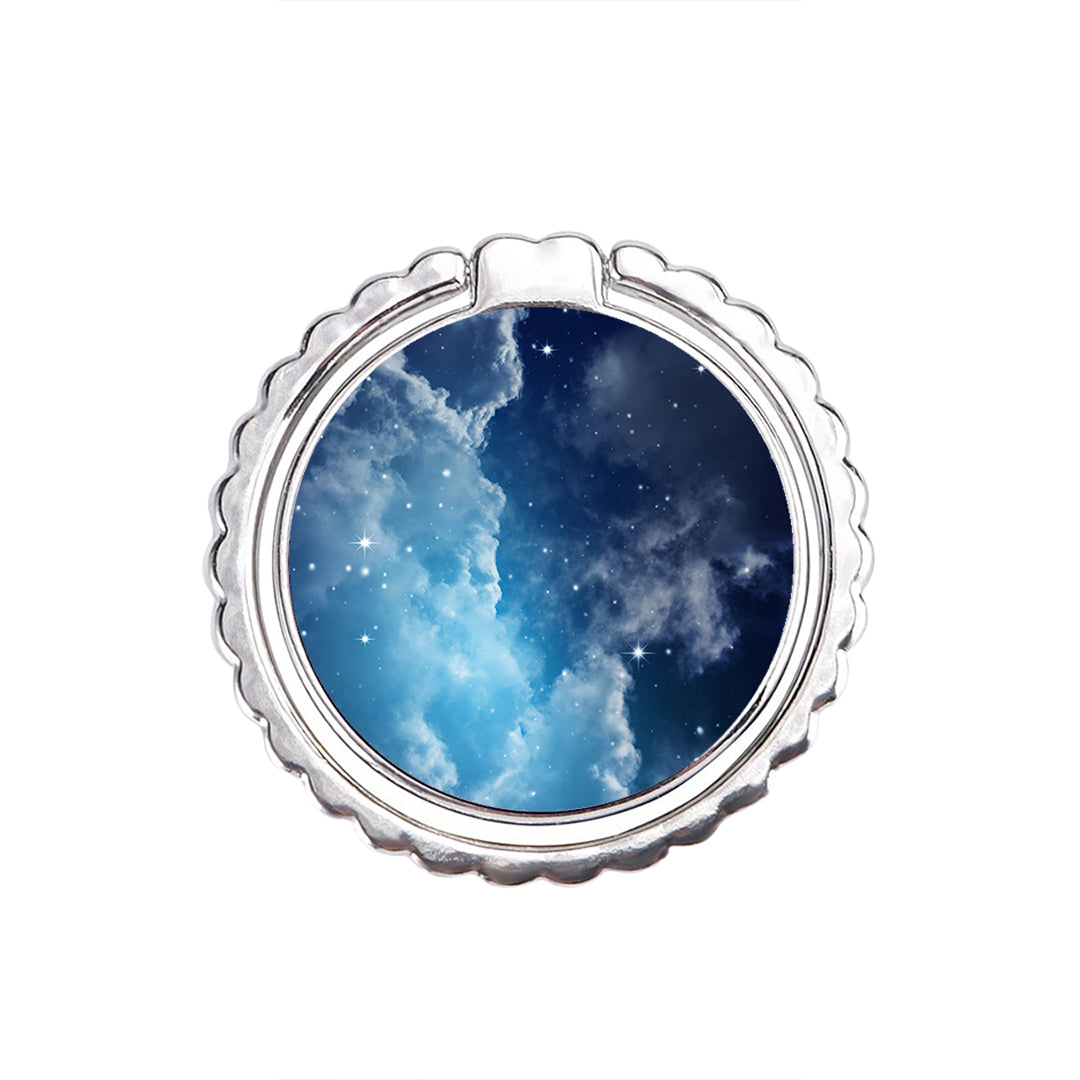 Galaxy Blue Sky - Μεταλλικό Δαχτυλίδι Κινητού