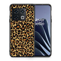 Thumbnail for Θήκη OnePlus 10 Pro Leopard Animal από τη Smartfits με σχέδιο στο πίσω μέρος και μαύρο περίβλημα | OnePlus 10 Pro Leopard Animal case with colorful back and black bezels