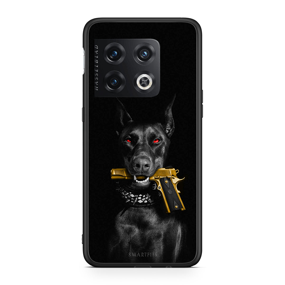 OnePlus 10 Pro Golden Gun Θήκη Αγίου Βαλεντίνου από τη Smartfits με σχέδιο στο πίσω μέρος και μαύρο περίβλημα | Smartphone case with colorful back and black bezels by Smartfits